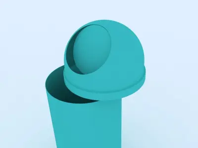 Ttrash can 3D model