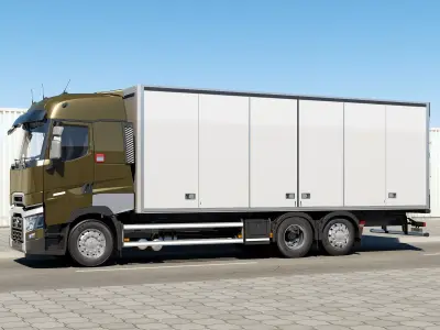 Renault T Range 6X2 Chassis 3D model