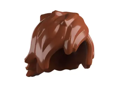 Custom3Dprint Minifigure Accessory - Minifigure Hair S2 - 058 3D print model