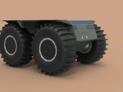 Chassis for SHERP 3D model