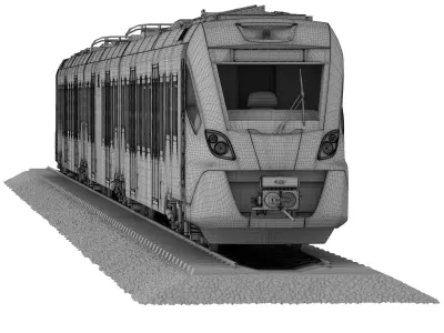 CAF Civity NS Sprinter Nieuwe Generatie 3D model