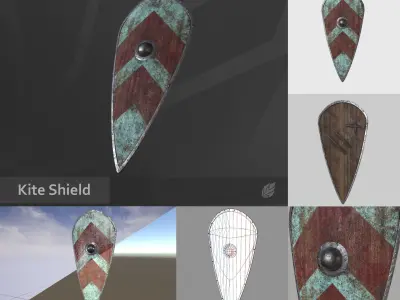 Historical Shields 3D Model Collection