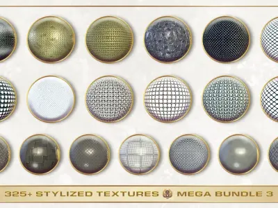 325 Stylized Textures - Mega Bundle Part 3 Texture