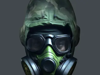 Helmet 3d model military combat Military  Low-poly 3D model purchase