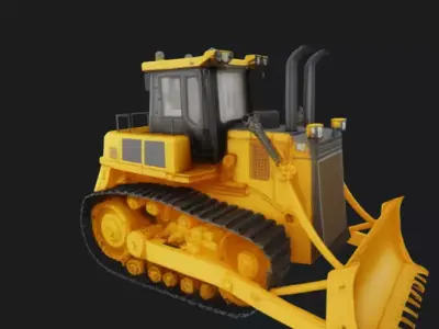 Bulldozer 3D Model 3D model