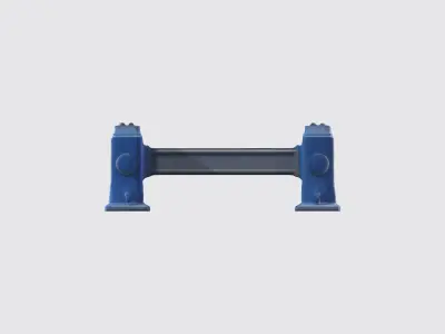Barrier 3 Low-poly 3D model