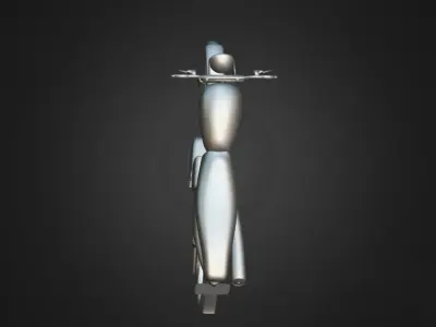 Normal bike model for funny 3d animation 3D model