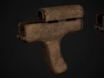 AKM-AK74 Attachments Vol 01 Low-poly 3D model