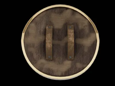 Ancient War Shield Low-poly 3D model