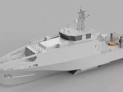 RC Austal Guardian class offshore patrol boat 3D print model