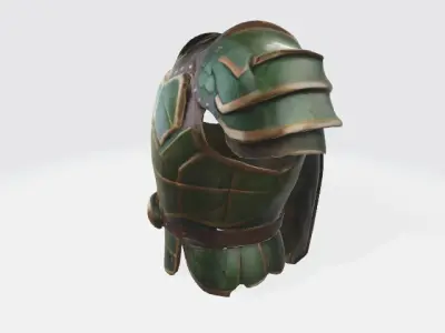 Turtle armor 3D model