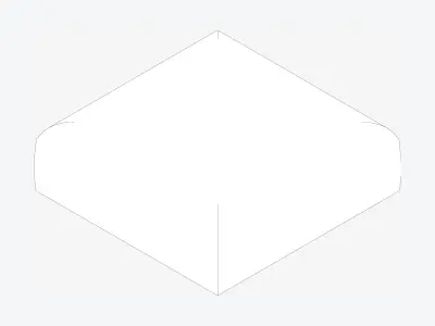 Seat - Ottoman - Simplicity - Type 2 Low-poly 3D model