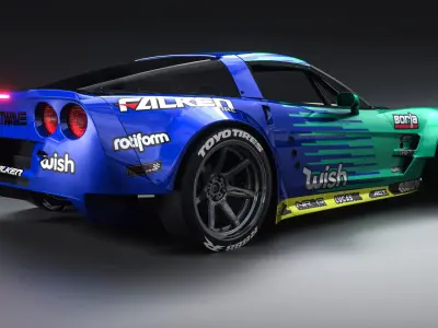 CHEVROLET CORVETTE C6 formula drift 3D model