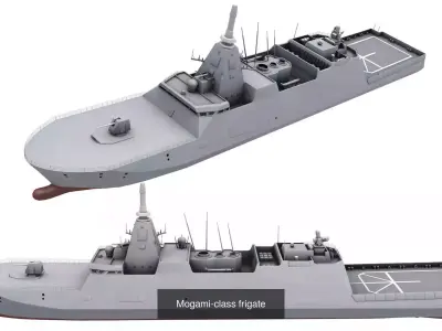 Warships 3D Model Pack