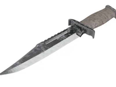 Game-Ready Knife Pack - High-Quality 3D Models 3D model
