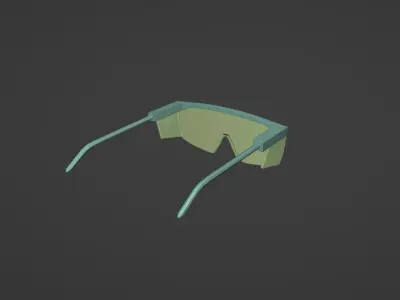 Safety glass 3D model