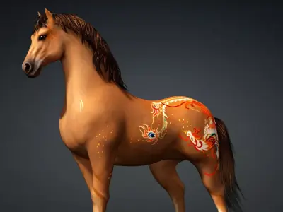 Horse C1 Free 3D model