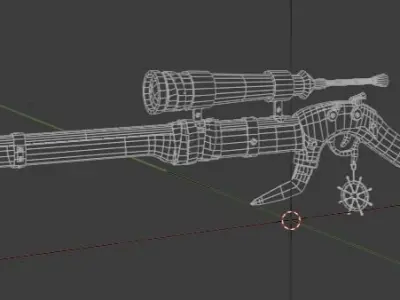 sniper 3D model purchase