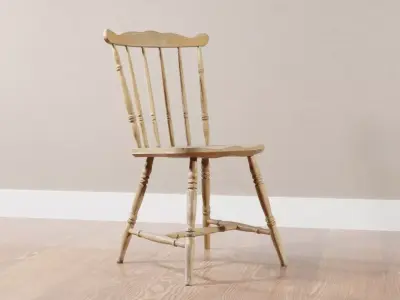 Ultra Realistic ANTIQUE CHAIR 3D MODEL  Low-poly 3D model
