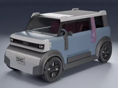 The Dacia Hipster 3D model