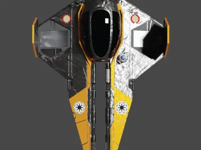 Jedi Interceptor 3D model