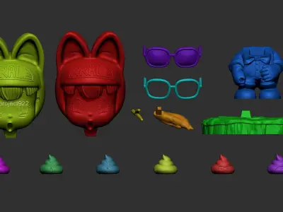 Arale Free 3D print model