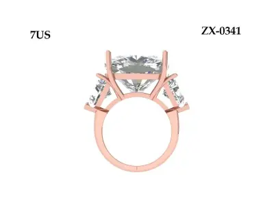 Cushion Ring 3D print model 13