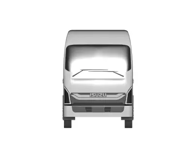 ISUZU NPR XD Microbus Modern Executive Shuttle Low-poly 3D model
