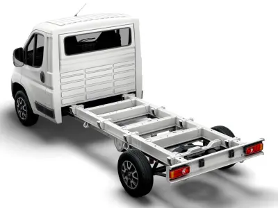 Opel Movano Chassis Truck Single Cab 3800WB 2022 3D model