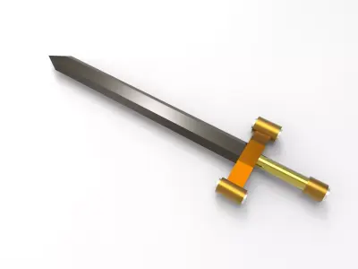 Sword type F 3D model