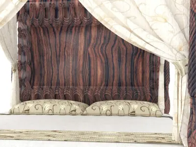 Bed of the Noble 3D model