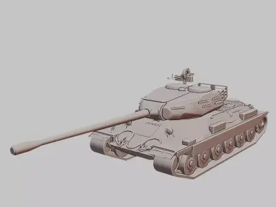 IS 6 Heavy Tank Soviet Experimental 3D Print Model 3D print model