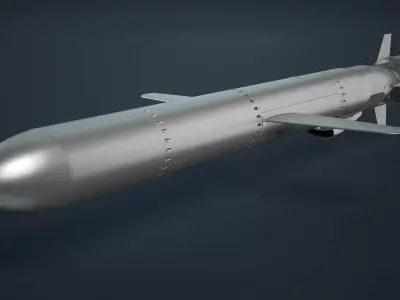 BGM-109G Gryphon High-Poly 3D model