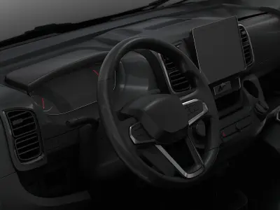 Vauxhall Movano e Van L2H1 HQ Interior 2025 3D model