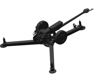 howitzer 3D model