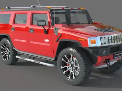 Hummer H 2 Specs  3D model