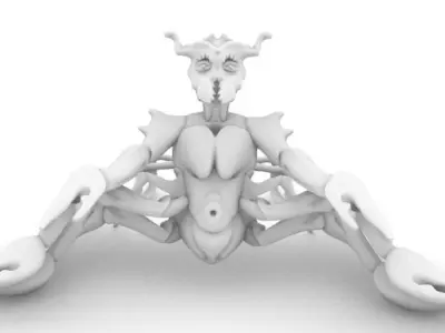 Scorpiona toy scorpion with claws Free 3D model
