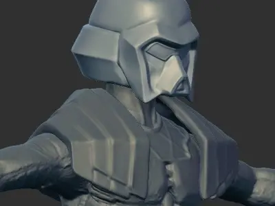 Vader Twin Male Scan for Toys 3D print model