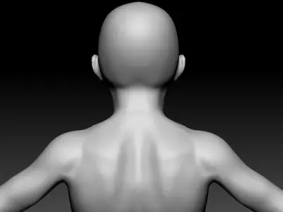 Male body 08 3D model