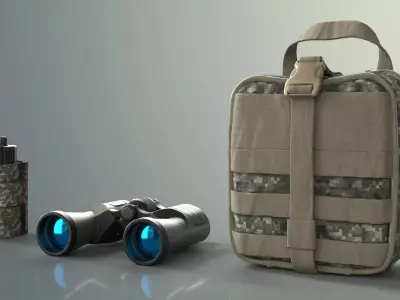 Military Accessory 02 Free 3D model