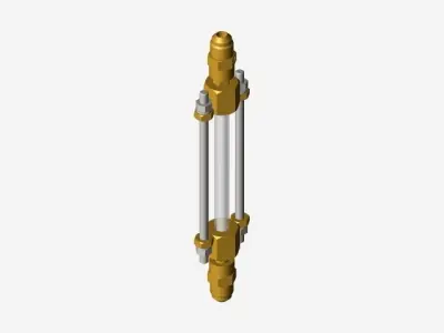Tubular sight glass d10 Free 3D model