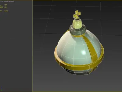 Kings Regalia Globus Cruciger 3D model