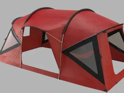 Tent Collection of 6 3D model