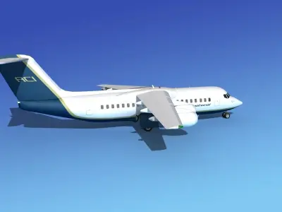 BAe 146-300 Air Charter Intl 3D model