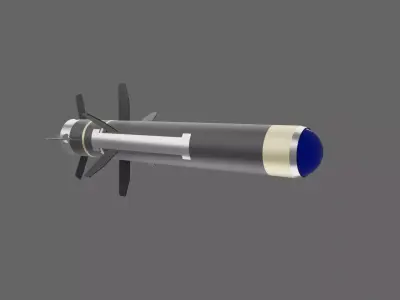 FGM-148 Missile Model 3D model