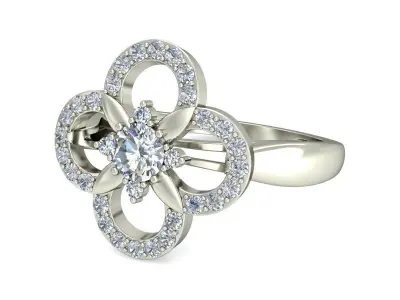 Wedding Ring  3D print model 125