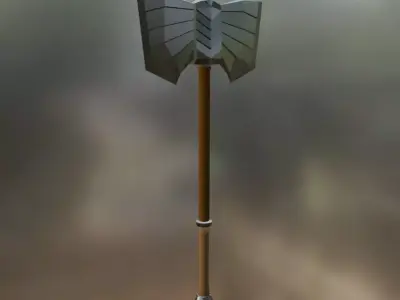 Blender Battle axe Free 3D model