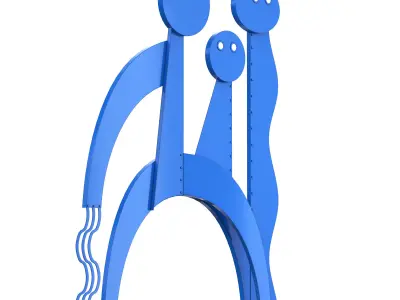 Toronto Metall Sculpture 3D model