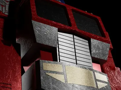 Optimus Prime Low-poly 3D model purchase