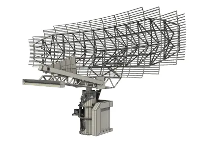 AN SPS-49 AIR SEARCH RADAR 3D model